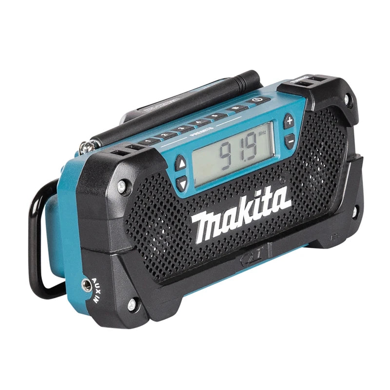 SHOP7D_Makita MR052 Cordless Radio 12V li-ion Portable Player 2 x 36 mm 2.0W Stereo Speakers Radio