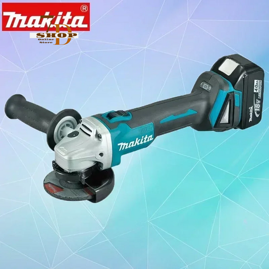 SHOP7D_Makita 18V 125mm DGA404 Brushless Lithium Electric Angle Grinder Rechargeable Cutting Machine High Power Polishing Machine