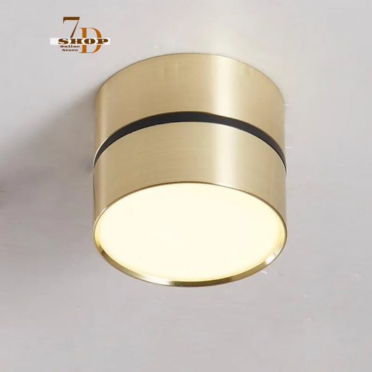 SHOP7D_Nordic surface mounted dimmable anti-glare LED downlights 7W 10W 15W ceiling lights AC110V 220V spot lights hotel mall