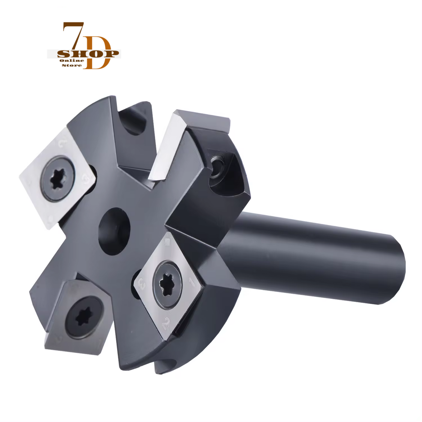 SHOP7D_2-Flute Wood Planer Bit 38.1mm 45mm Cutting Diameter 8 12 mm Shank Spoilboard Surfacing Router Bit Insert Carbide Slab