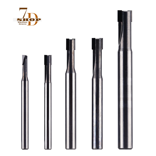 SHOP7D_1PC Diamond Straight Flute Milling Cutter CNC PCD Polishing End Mill Silicon Carbide Router Bits For Wood Lathe Tools